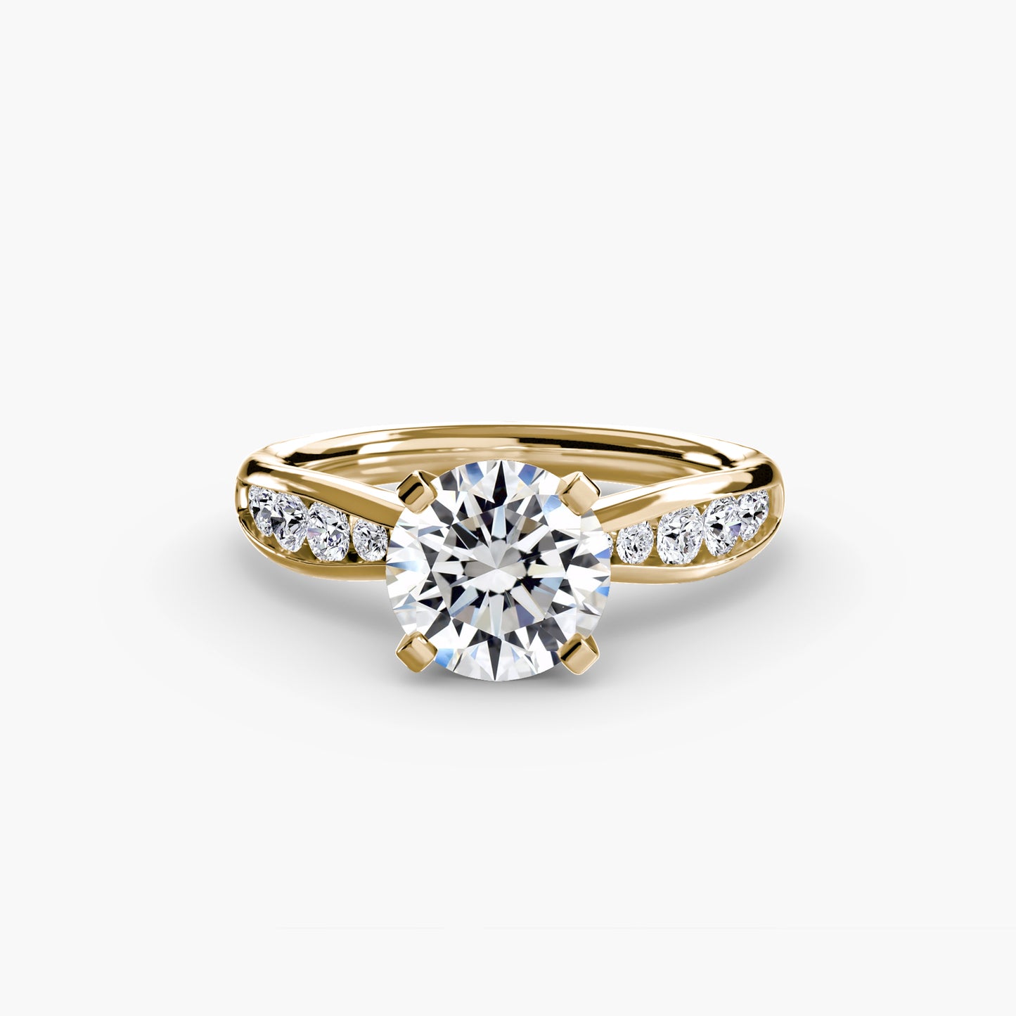 Solitaire with Pavé 3