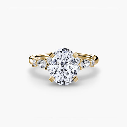 The Floral Accent Solitaire