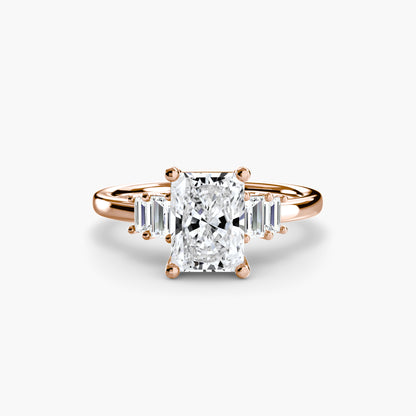 Baguette Accent Solitaire