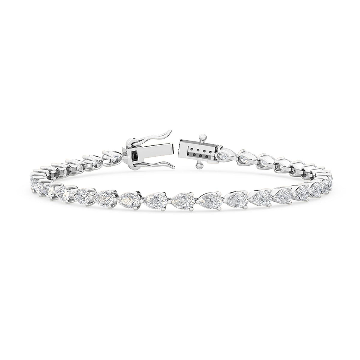 White Gold / 5.23ct Lab Grown Diamond Tennis Bracelet