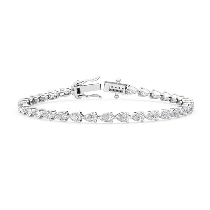 White Gold / 5.23ct Lab Grown Diamond Tennis Bracelet