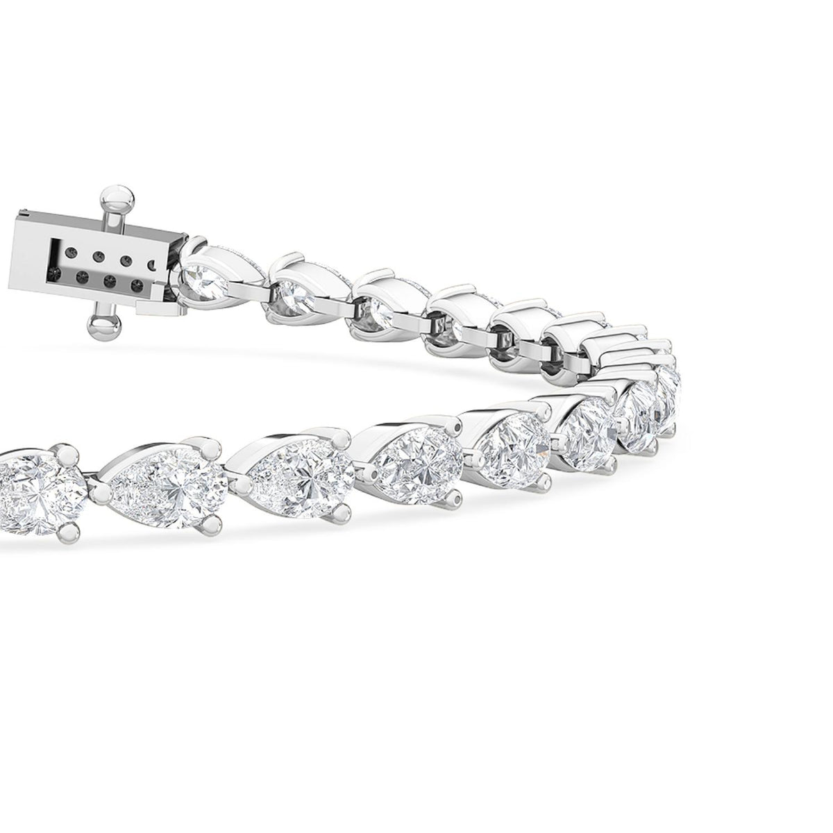 White Gold / 5.23ct Lab Grown Diamond Tennis Bracelet
