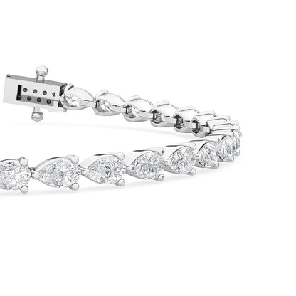 White Gold / 5.23ct Lab Grown Diamond Tennis Bracelet