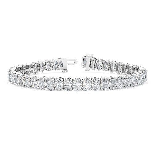 White Gold / 13.71ct Lab Grown Diamond Tennis Bracelet