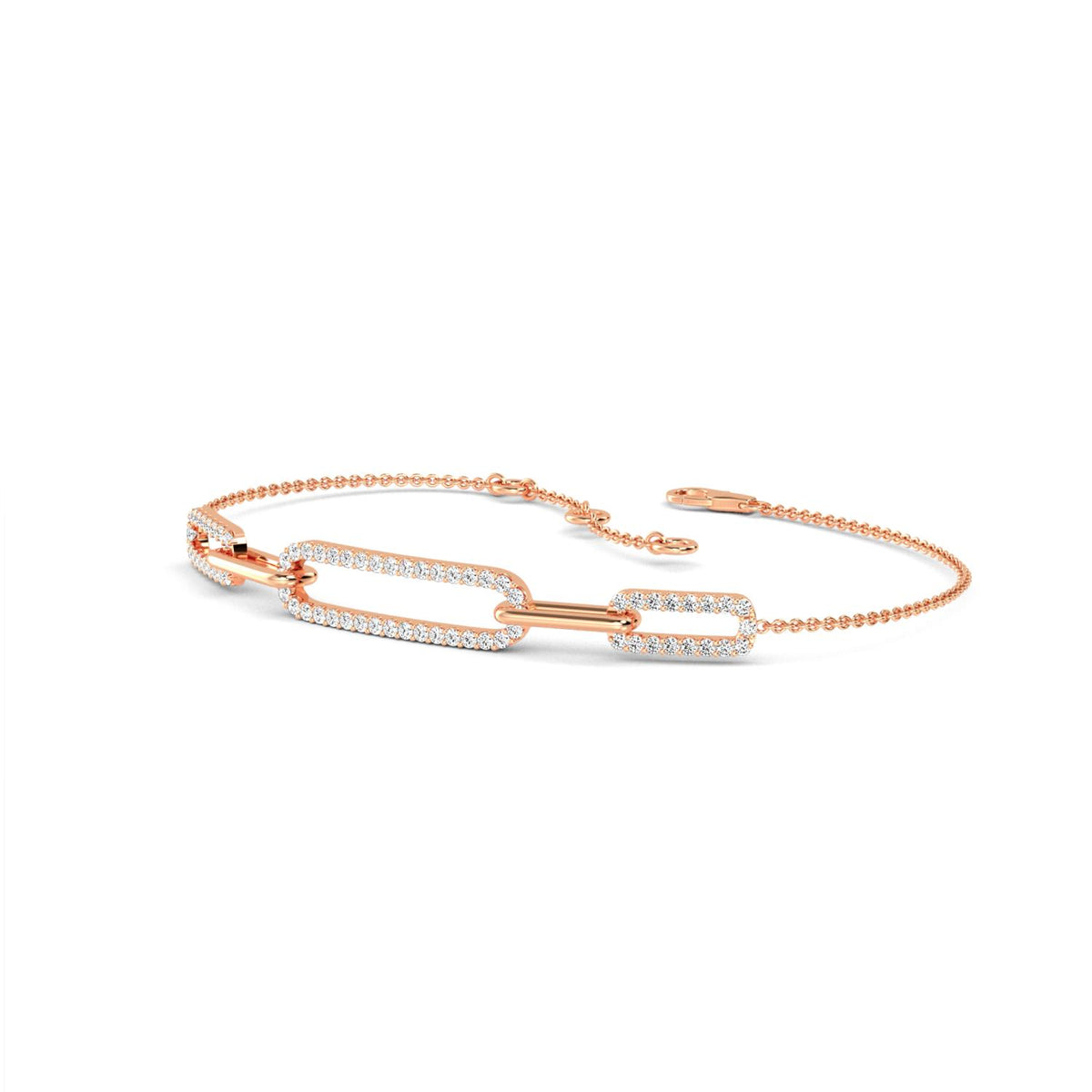 Rose Gold / 0.32ct Lab Grown Diamond Bracelet