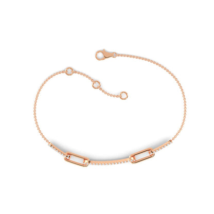 Rose Gold / 0.32ct Lab Grown Diamond Bracelet