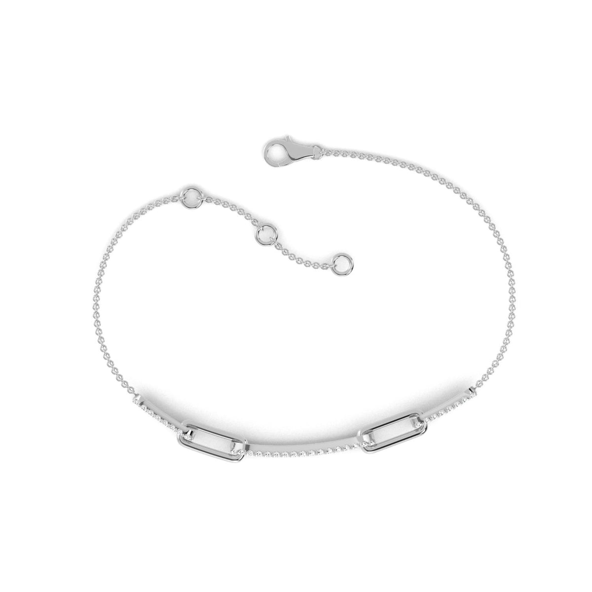 White Gold / 0.32ct Lab Grown Diamond Bracelet