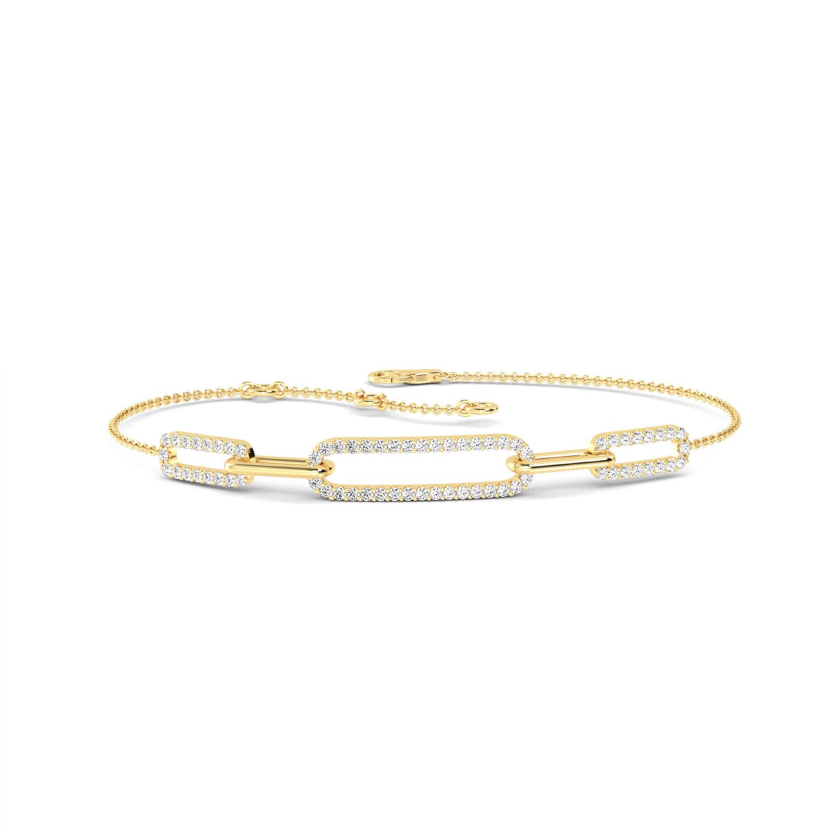 Yellow Gold / 0.32ct Lab Grown Diamond Bracelet