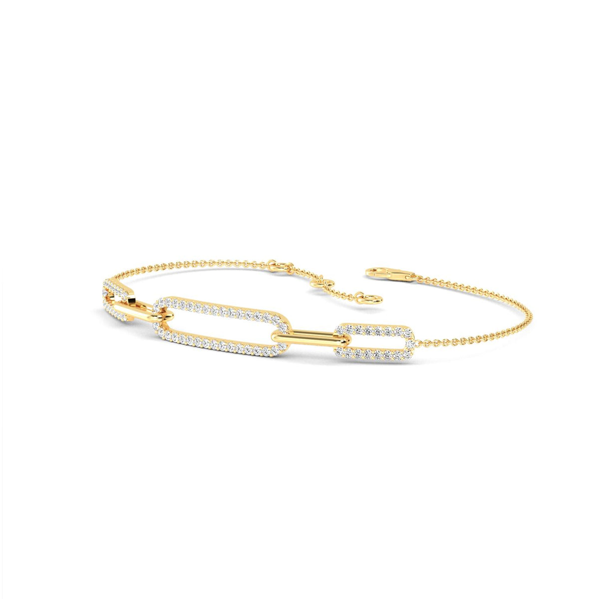 Yellow Gold / 0.32ct Lab Grown Diamond Bracelet