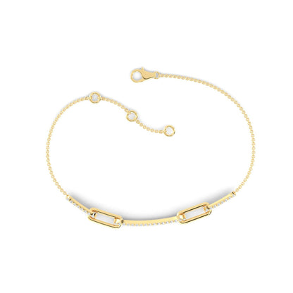 Yellow Gold / 0.32ct Lab Grown Diamond Bracelet