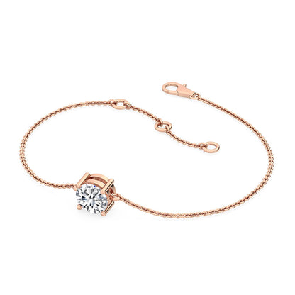 Rose Gold / 1.00ct Lab Grown Diamond Bracelet