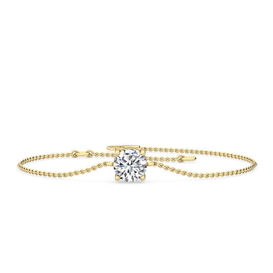 Yellow Gold / 1.00ct Lab Grown Diamond Bracelet