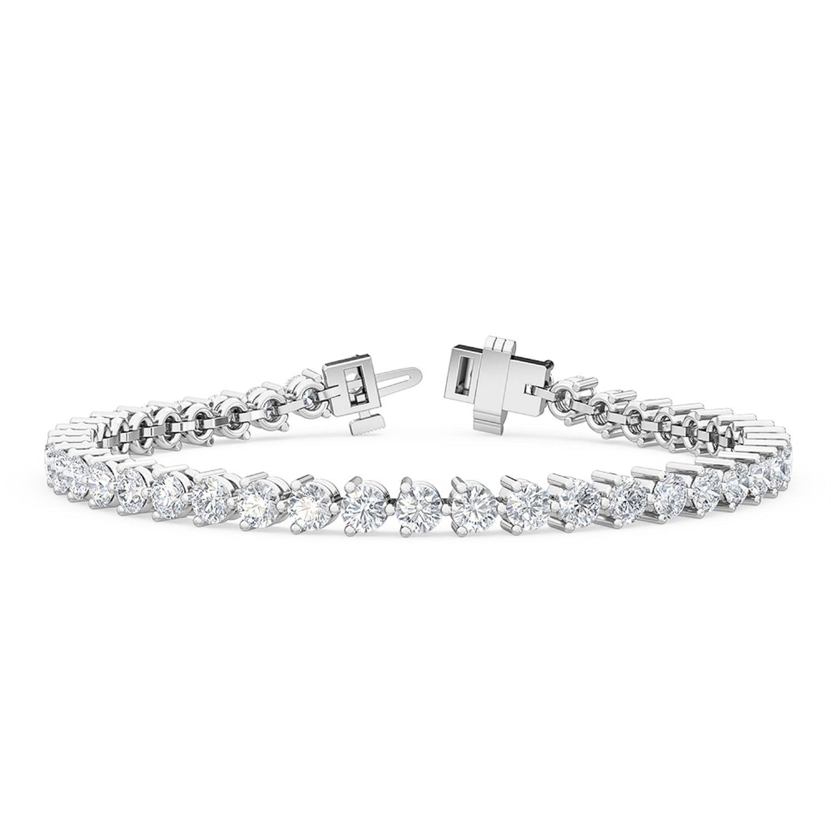 White Gold / 5.00ct Lab Grown Diamond Tennis Bracelet