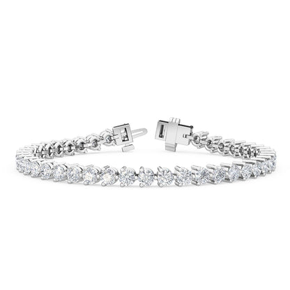 White Gold / 5.00ct Lab Grown Diamond Tennis Bracelet