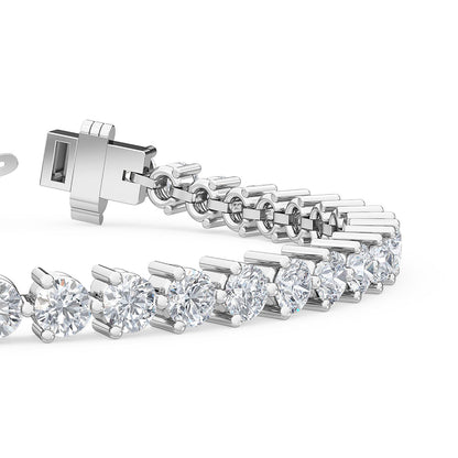 White Gold / 5.00ct Lab Grown Diamond Tennis Bracelet