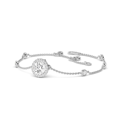 White Gold / 0.98ct Lab Grown Diamond Bracelet