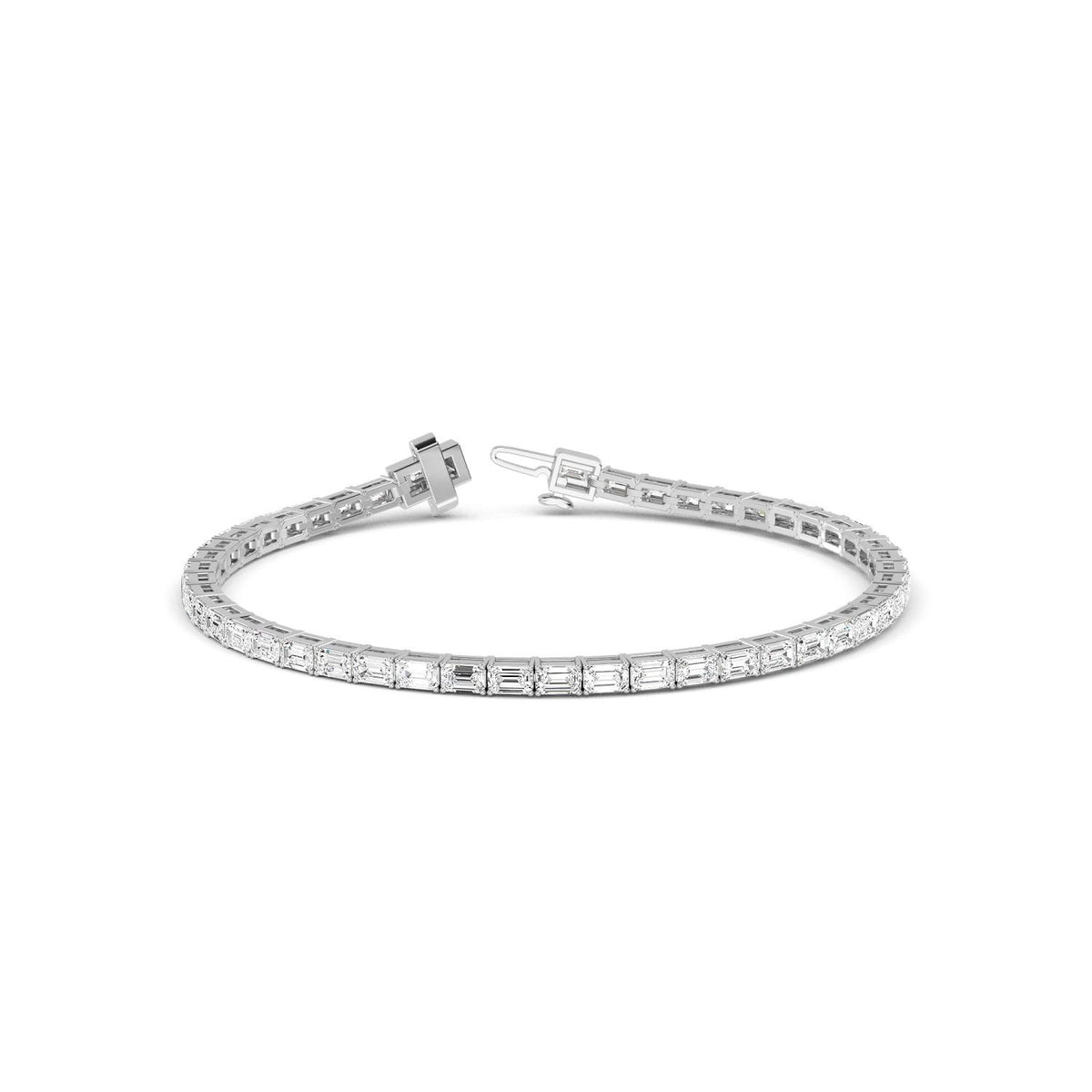 White Gold / 5.18ct Lab Grown Diamond Tennis Bracelet
