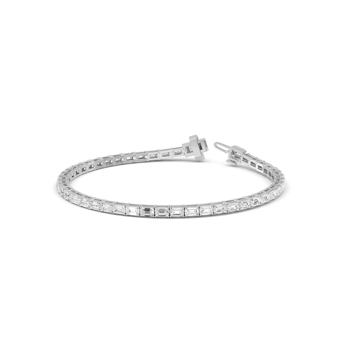 White Gold / 5.18ct Lab Grown Diamond Tennis Bracelet