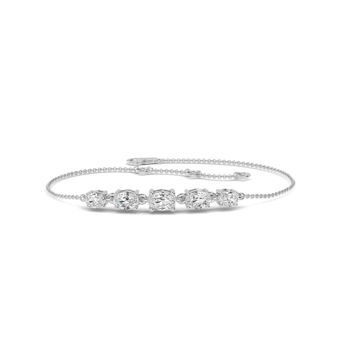 White Gold / 1.43ct Lab Grown Diamond Bracelet