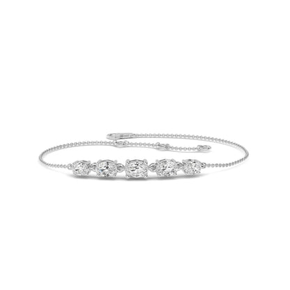 White Gold / 1.43ct Lab Grown Diamond Bracelet