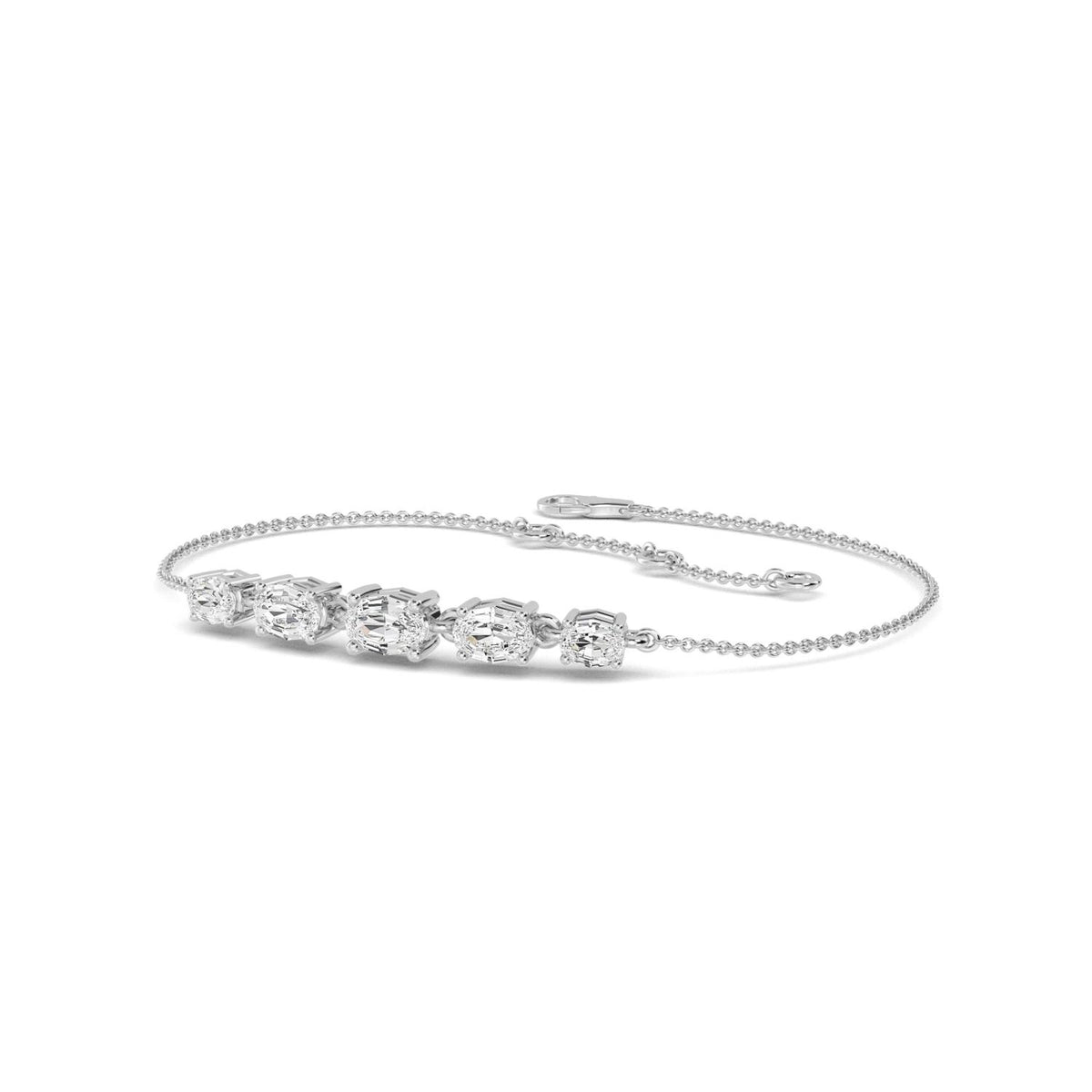 White Gold / 1.43ct Lab Grown Diamond Bracelet
