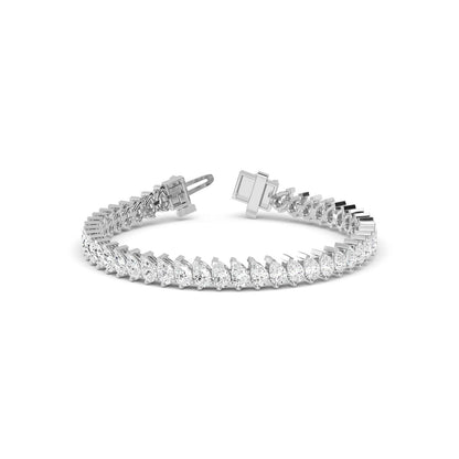 White Gold / 14.23ct Lab Grown Diamond Tennis Bracelet