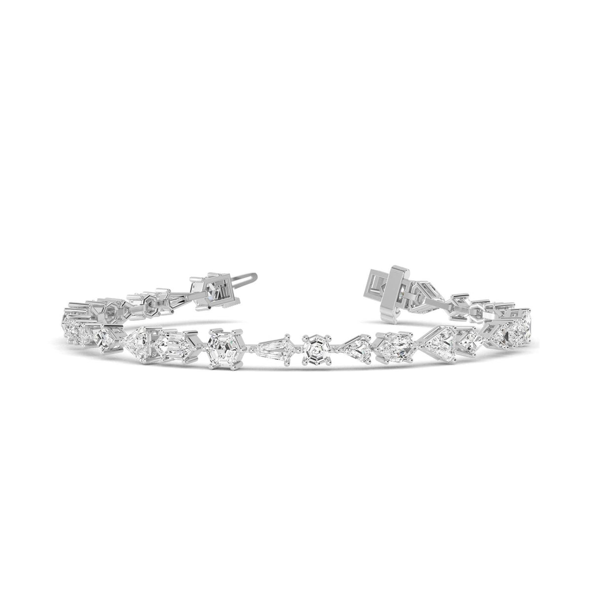 White Gold / 7.96ct Lab Grown Diamond Bracelet