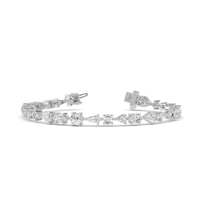 White Gold / 7.96ct Lab Grown Diamond Bracelet