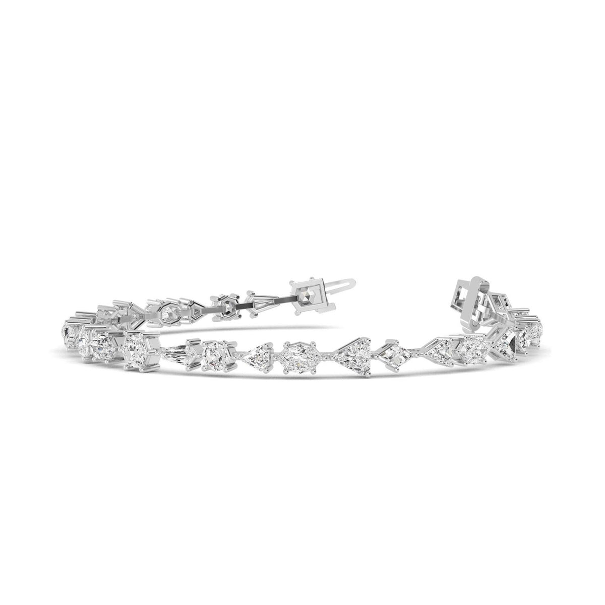 White Gold / 7.96ct Lab Grown Diamond Bracelet