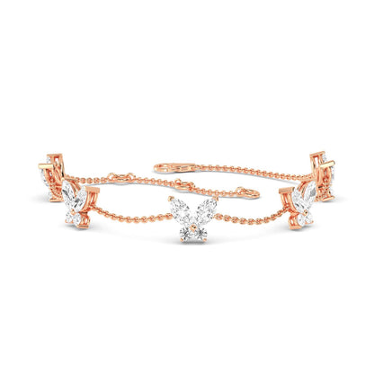 Rose Gold / 1.41ct Lab Grown Diamond Bracelet