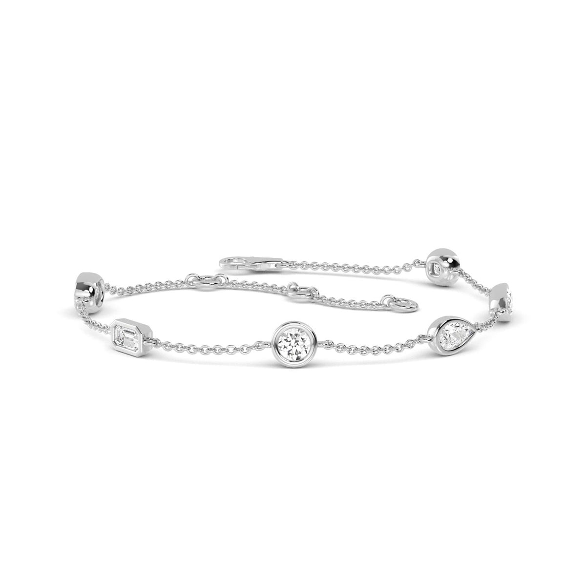 White Gold / 0.91ct Lab Grown Diamond Bracelet