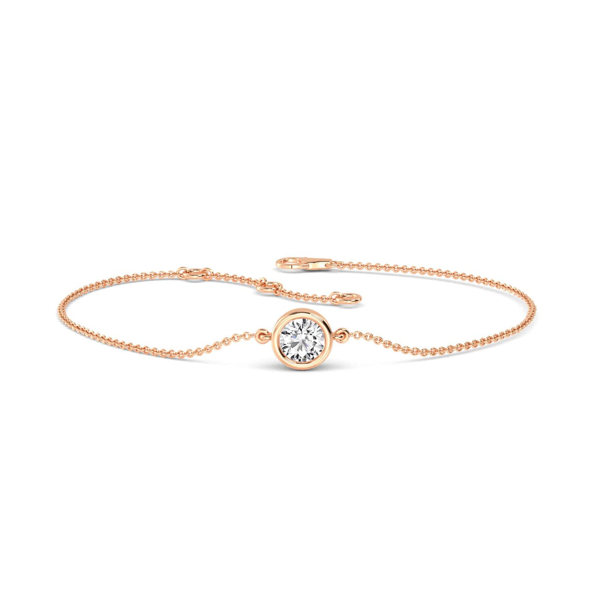 Rose Gold / 0.50ct Lab Grown Diamond Bracelet