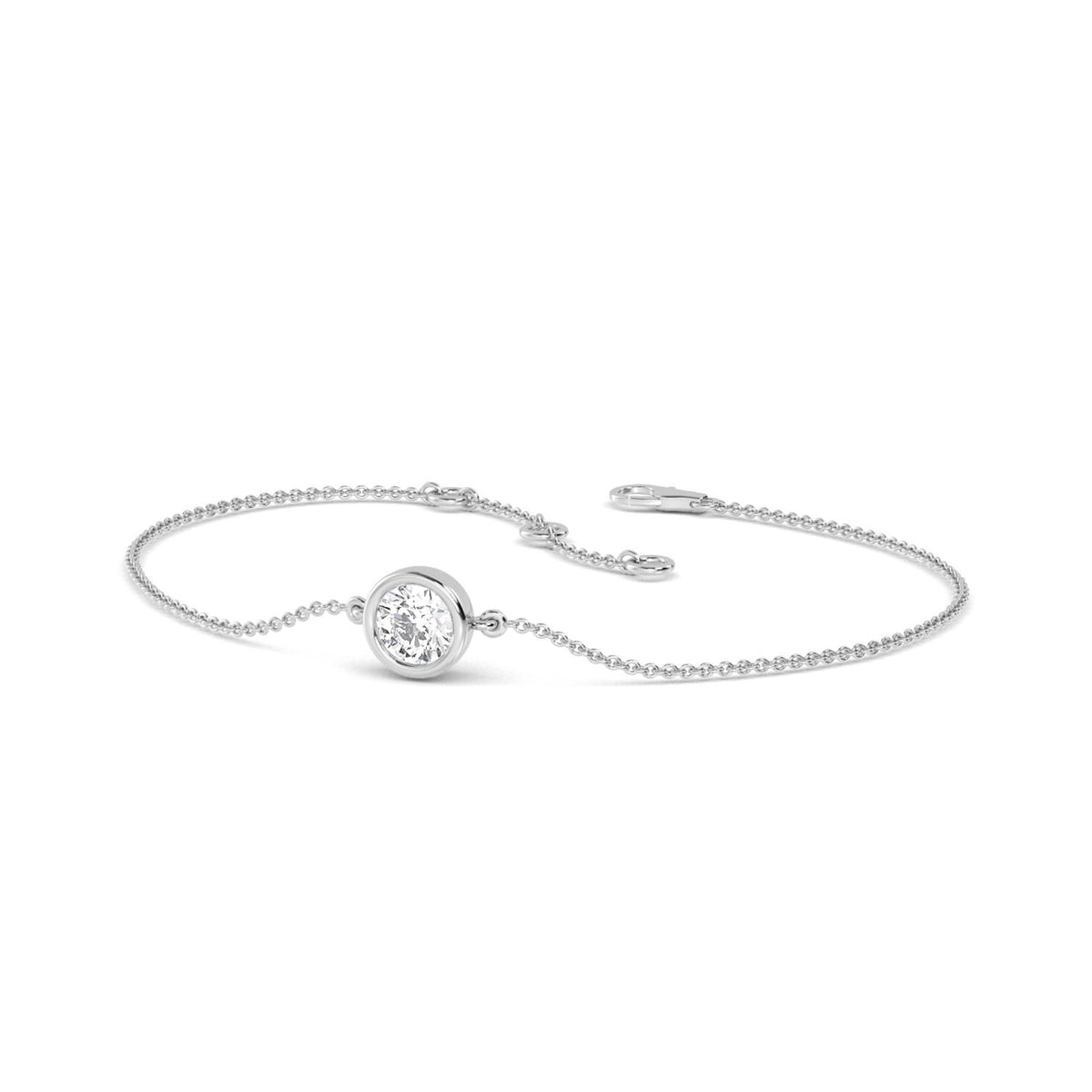 White Gold / 0.50ct Lab Grown Diamond Bracelet