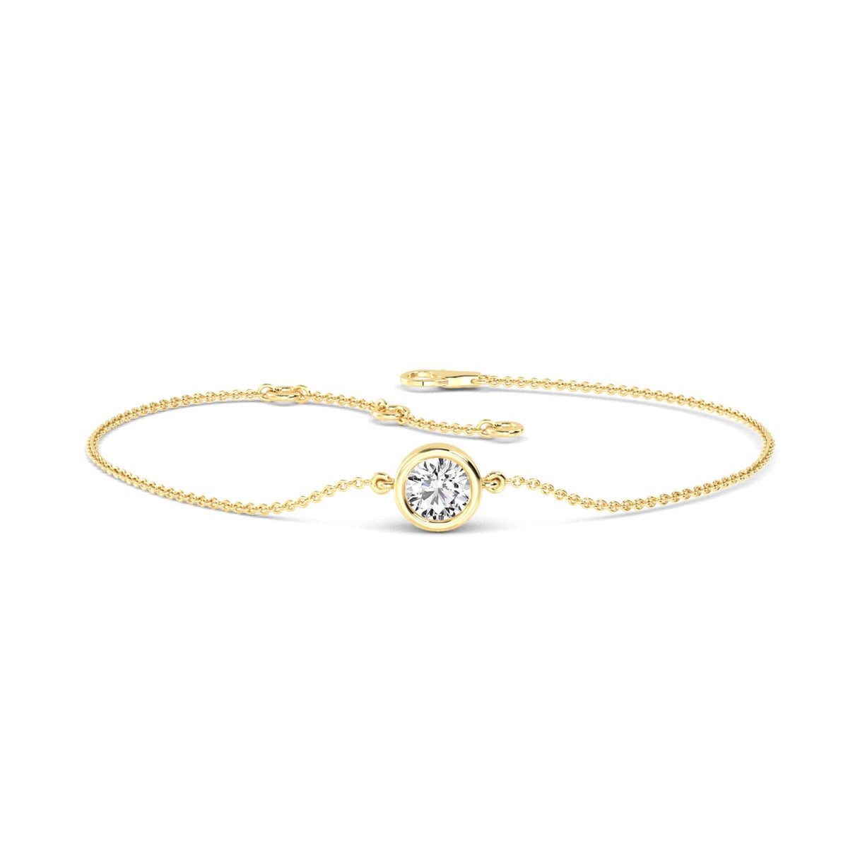 Yellow Gold / 0.50ct Lab Grown Diamond Bracelet