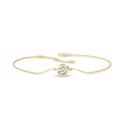 Yellow Gold / 0.50ct Lab Grown Diamond Bracelet