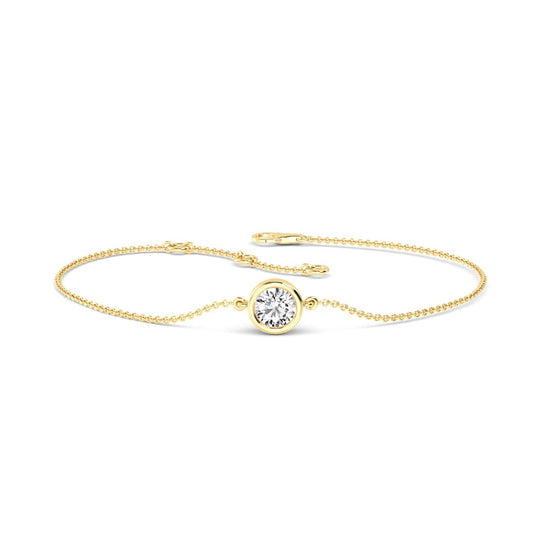 Yellow Gold / 0.50ct Lab Grown Diamond Bracelet
