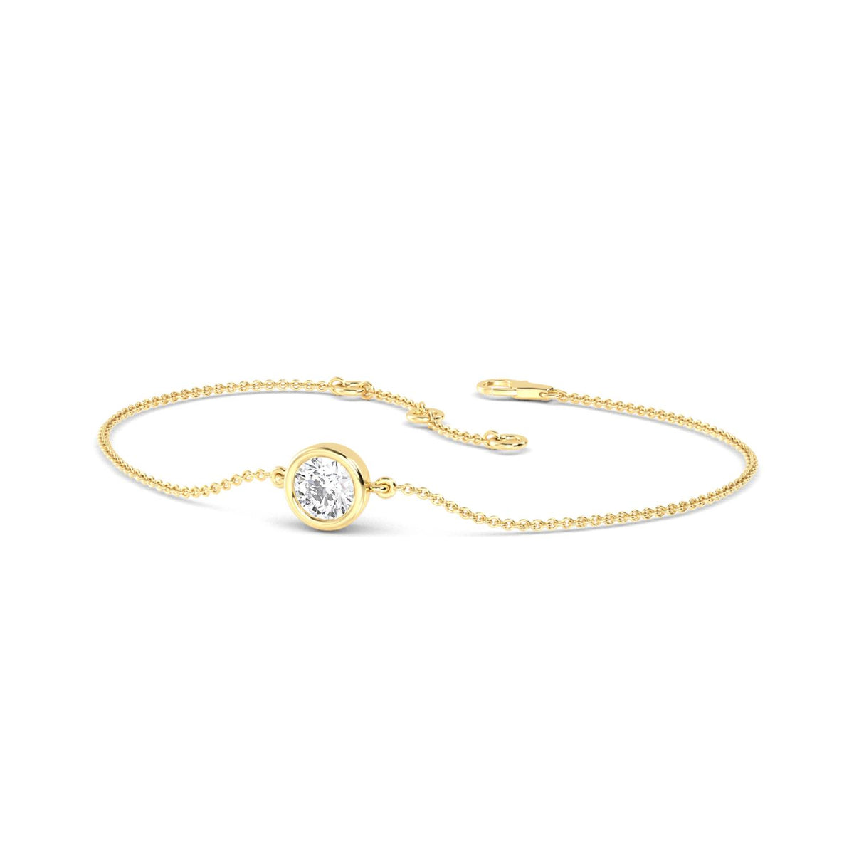 Yellow Gold / 0.50ct Lab Grown Diamond Bracelet
