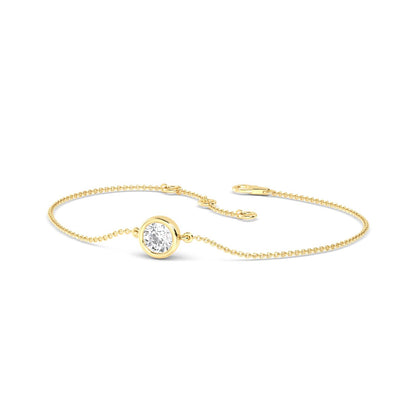 Yellow Gold / 0.50ct Lab Grown Diamond Bracelet