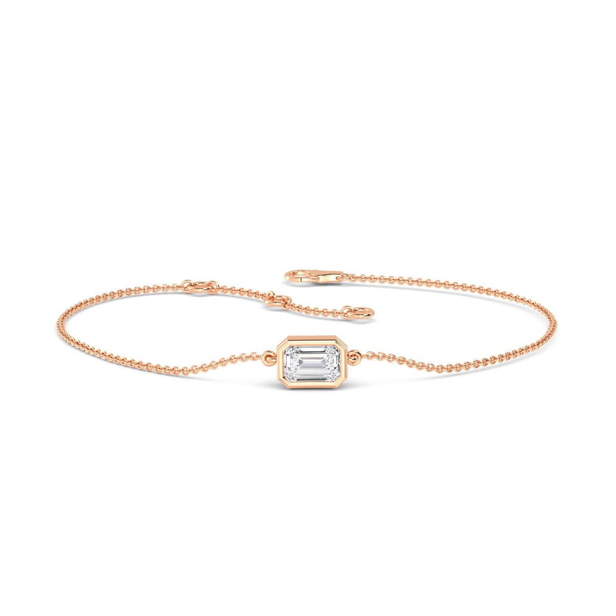Rose Gold / 0.50ct Lab Grown Diamond Bracelet