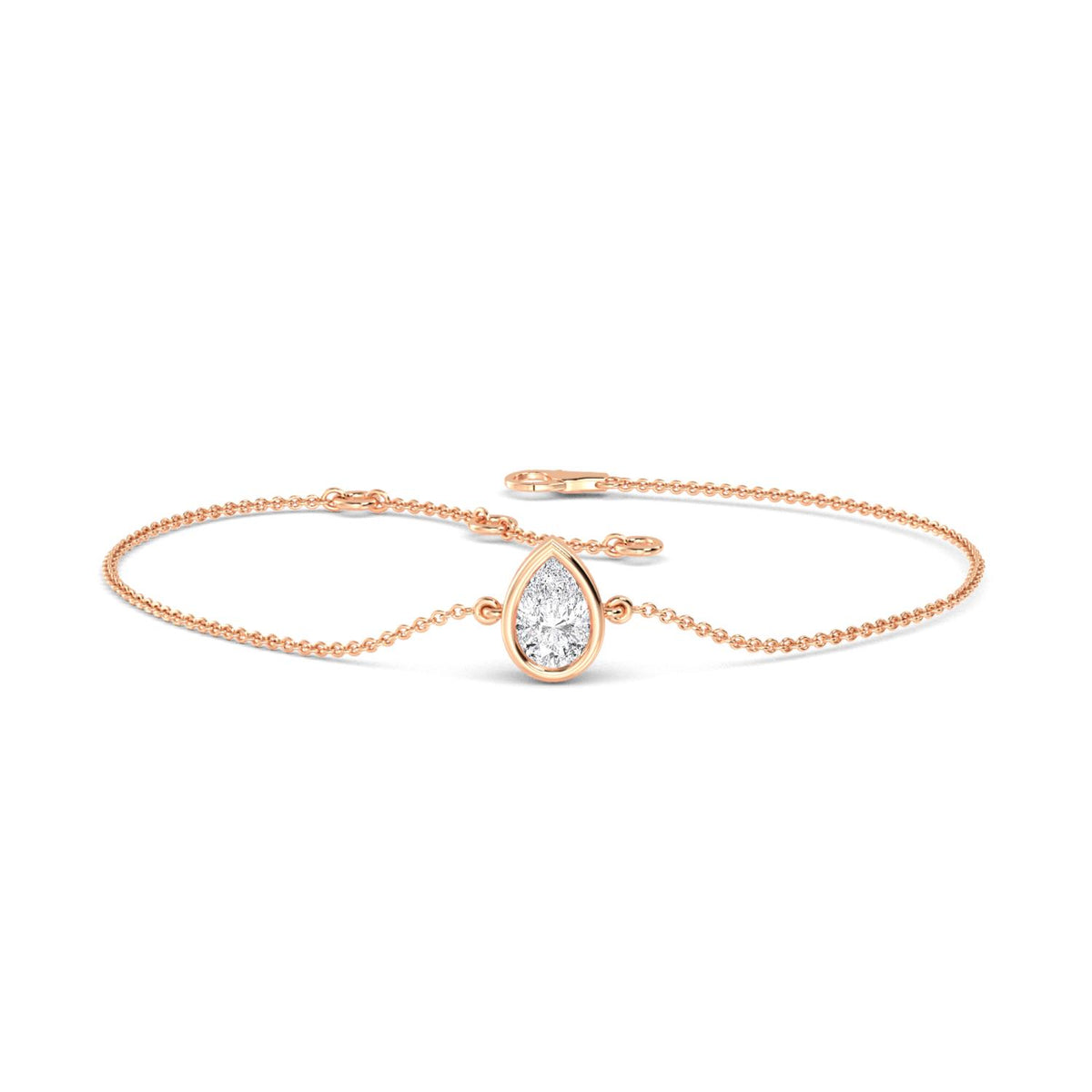 Rose Gold / 0.50ct Lab Grown Diamond Bracelet