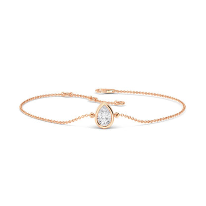 Rose Gold / 0.50ct Lab Grown Diamond Bracelet
