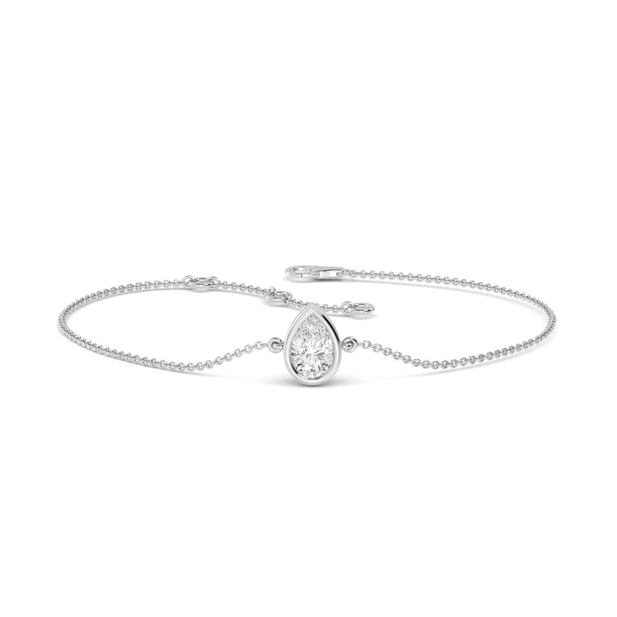 White Gold / 0.50ct Lab Grown Diamond Bracelet