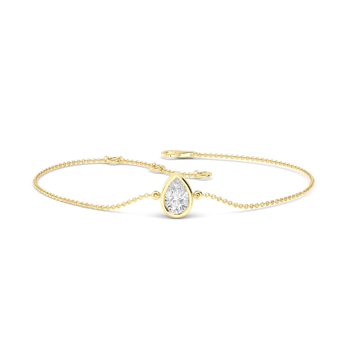 Yellow Gold / 0.50ct Lab Grown Diamond Bracelet
