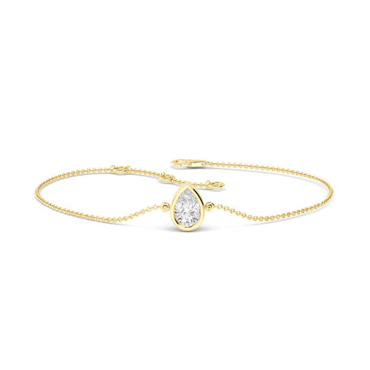 Yellow Gold / 0.50ct Lab Grown Diamond Bracelet