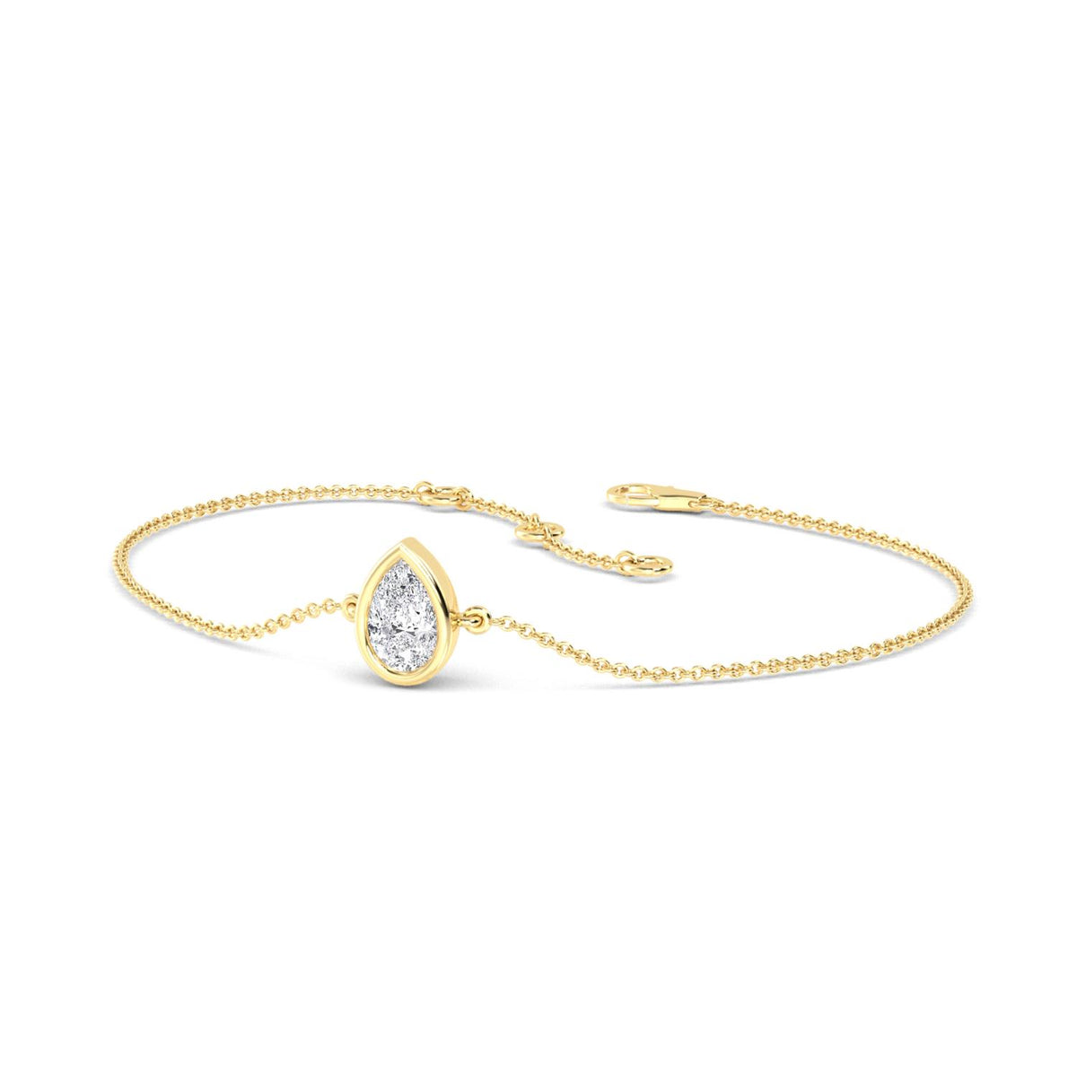 Yellow Gold / 0.50ct Lab Grown Diamond Bracelet