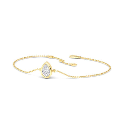 Yellow Gold / 0.50ct Lab Grown Diamond Bracelet