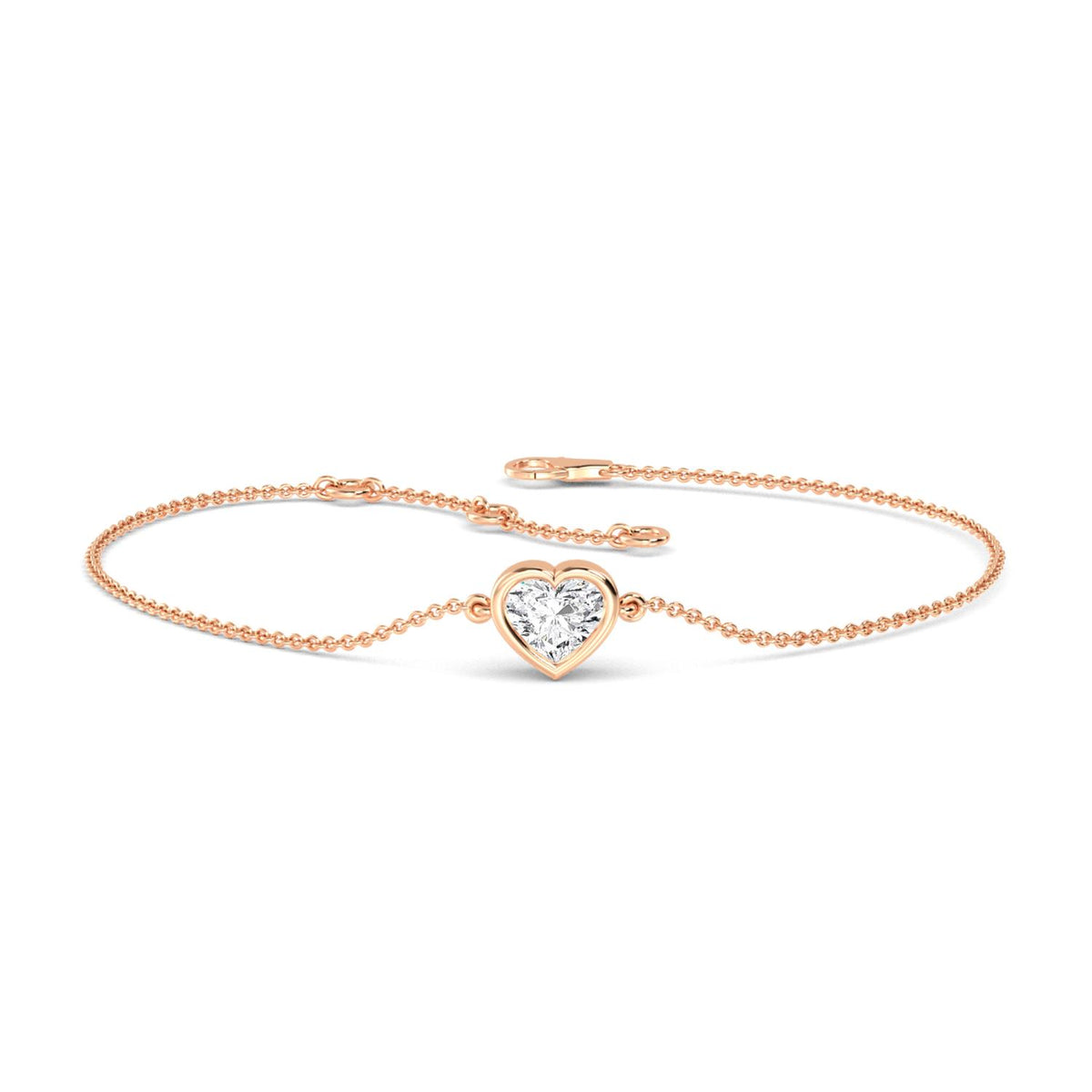 Rose Gold / 0.50ct Lab Grown Diamond Bracelet