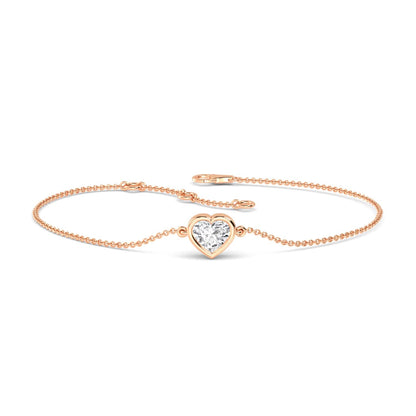 Rose Gold / 0.50ct Lab Grown Diamond Bracelet