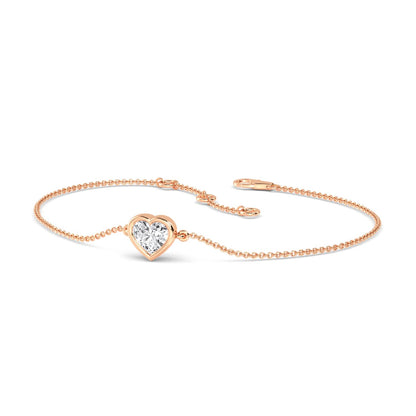Rose Gold / 0.50ct Lab Grown Diamond Bracelet