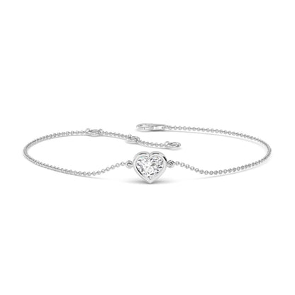 White Gold / 0.50ct Lab Grown Diamond Bracelet